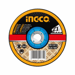 Abrasive metal grinding disc