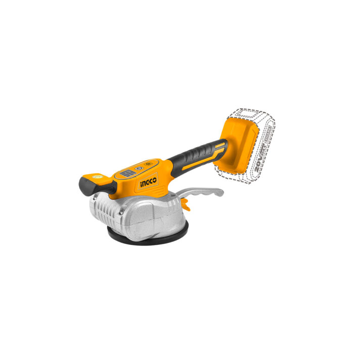 Cordless tile vibration machine